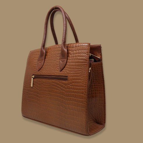 Komal Genuine Leather Women Handbag Hive